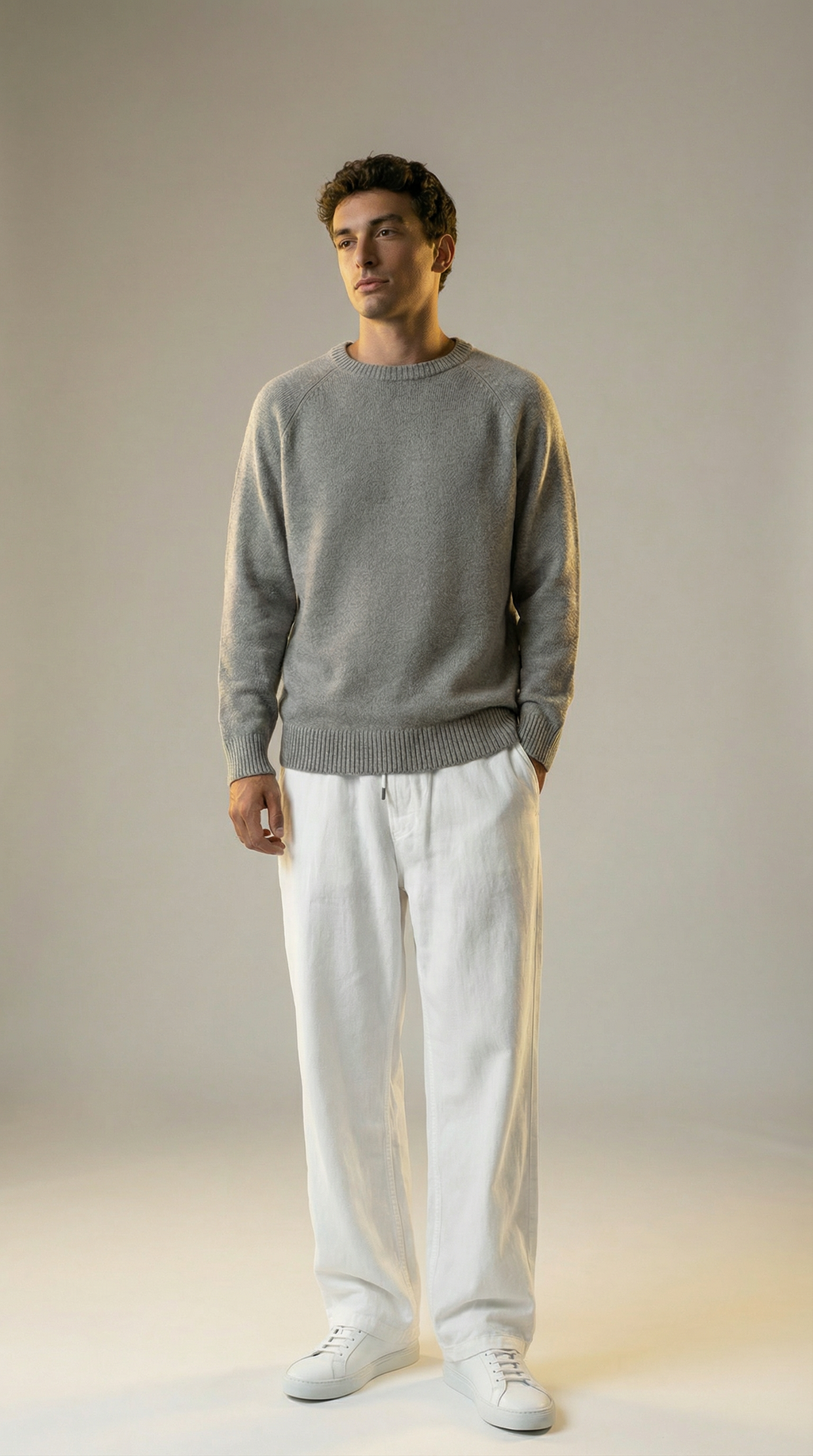 CHIC Plain Knit Sweater